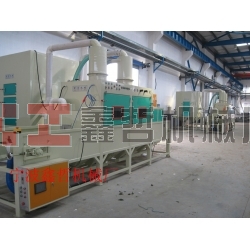 鑫哲-自動噴砂機，自動輸送式噴砂機，通過式噴砂機，通過式生產(chǎn)線